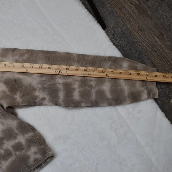 Olivaceous Sweatshirt Sz S Crop Oversized Modal Blend Neutral Athleisure Sporty - Picture 15 of 15